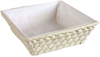 Cos depozitare captusit cu material 22x22cm DOMOTTI Palma 