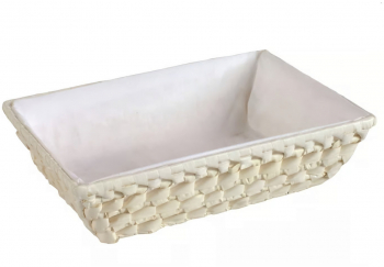 Cos depozitare captusit cu material 25x18cm DOMOTTI Palma 