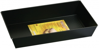 Forma copt 39x23.5x7.5cm invelis antiaderent negru SNB 