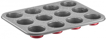 Forma copt briose 35x26.5x3cm 12 portii invelis Non-stick AMBITION Cherry 