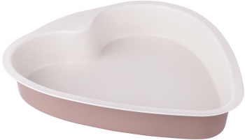 Forma copt tort 29x26.5x4cm forma inima invelis antiaderent Caffe Creme SNB 