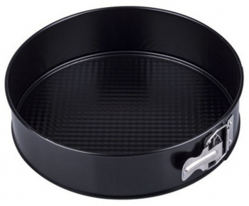 Forma tort 24cm baza detasabila invelis antiaderent negru SNB 