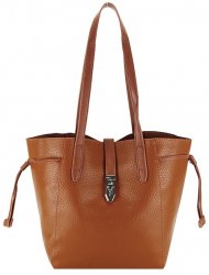 Geanta mare cu borseta detasabila 6806-2 13 Maro cognac 