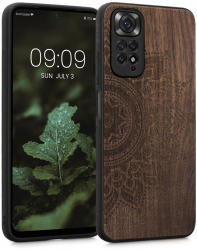Husa Kwmobile pentru Xiaomi Redmi Note 11/Redmi Note 11s Lemn Maro 57386.03 