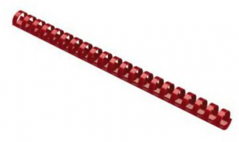 Inele din Plastic pentru Indosariere EVOffice Dimensiune 12 mm Capacitate 105 Coli 100 Buc/Bax Culoare Rosu - EVIR12 