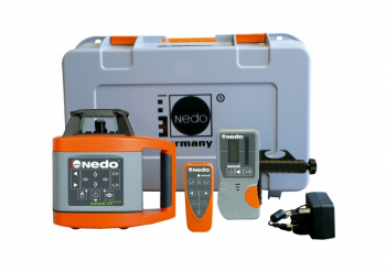 Nivela laser orizontala si verticala SIRIUS 1HV Green NEDO diametru de lucru 300m precizie plus-minus 1mm/10m 