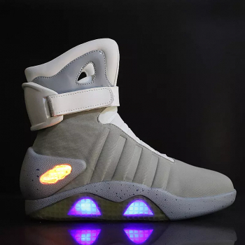 Sneakers Barbati Mbrands cu talpa cu leduri model back to the future - 39 
