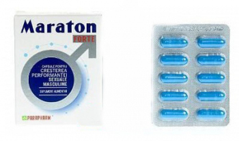 Capsule potenta Maraton Forte folie 10 tablete Parapharm