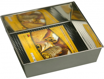 Tava copt 23.5x23.5x6cm baza texturata SNB 