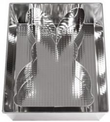 Tava copt 36x24.5x6cm cu forma iepuras 2 piese SNB 