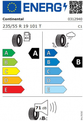 Anvelopa Vara CONTINENTAL EcoContact 6 Q 235/55R19 101T 