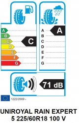 Anvelopa Vara Uniroyal RAIN EXPERT 5 225/60R18 100V 