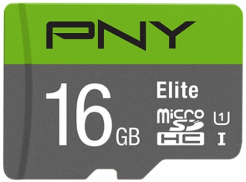 Card de memorie PNY 16 GB microSDHC PNY Elite U1 + adaptor 