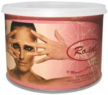 Ceara epilat cutie metalica 400 ml Titan roz 
