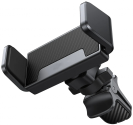Suport Auto Telefon Grila Ventilatie MRG MCZ06 Rotativ 360 Grade Sistem Clip-Carlig cu Blocare Negru 