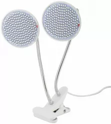 Lampa pentru cresterea plantelor de interior eMazing cap dublu nu emana caldura 290 leduri 2 culori prindere cu clips 4 
