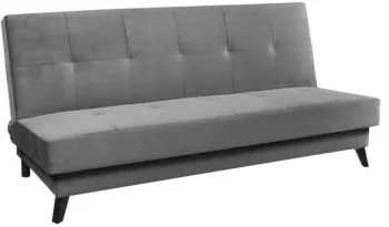 Canapea extensibila gri SIDE 195x90x90 cm 