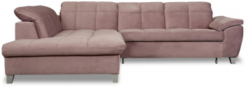 Coltar Extensibil Sevilia Lux Stanga 5 Locuri Roz 310 x 234 Cm 