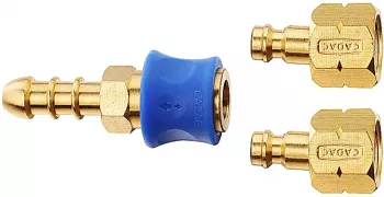 Conexiune dubla Quick Release pentru furtun de gaz la gratar Cadac 338-1 
