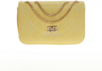 Poseta eleganta pentru dama PAMI PD-0923-017-2 12x9x7 cm Galben 