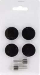 Rezerve pentru Burghiu si Discuri Perforator Daco 6 Buc/Set Plastic Negru Capacitate 100 Coli 