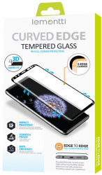 Folie Lemontti Sticla Curbata 3D compatibila cu Huawei Mate 40 Pro Black 
