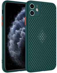 Husa de protectie Lemontti Bubble pentru Iphone 12 Mini Verde 