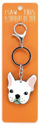 Breloc cu mesaj - French Bulldog 