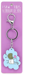 Breloc cu mesaj - Love in the clouds 