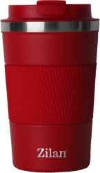 Cana de cafea Zilan ZLN9924 termos capacitate 510ml interior din inox pereti dublii rosu 