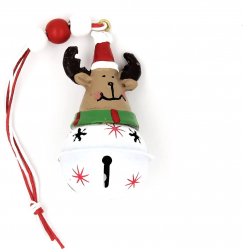 Decoratiune de Craciun clopotel reindeer 