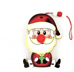 Decoratiune de Craciun cu led Santa 