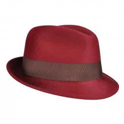Palarie Bailey of Hollywood Riff Fedora Garnet M 