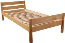 Pat Sally 3/2 pentru 1 persoana 90 x 200 cm Natur 