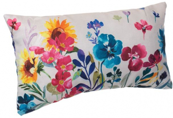 Perna decorativa de vara Floral 50x30cm 
