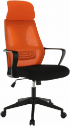 Fotoliu de birou negru orange TAXIS NEW 