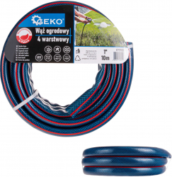 Furtun de gradina in 4 straturi 1 10 m Geko G73780 