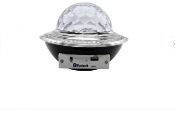 Glob disco cu LED RGB jocuri de lumini si MP3 LED UFO Bluetooth Crystal Magic Ball 