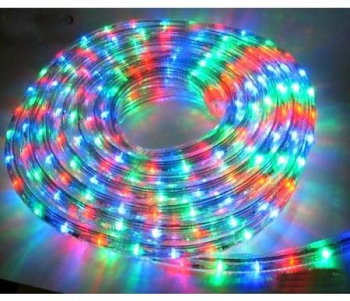 Instalatie Tip Furtun Luminos La Rola Led-uri Multicolore 10 M Lungime Cu Brad Mini Pentru Birou Klausstech 