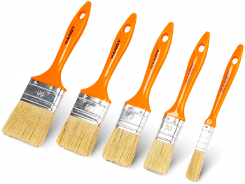 Set pensule plastic - 5 buc pachet - 20 - 60 mm 