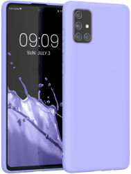 Husa Kwmobile pentru Samsung Galaxy A71 Silicon Albastru 57562.108 