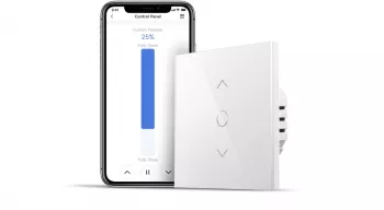 Intrerupator Meross pentru jaluzele rulouri cu WiFi cu comanda vocala si telecomanda - RESIGILAT 