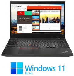 Laptopuri Lenovo T580 Quad Core i7-8650U 32GB DDR4 SSD Full HD Win 11 Home