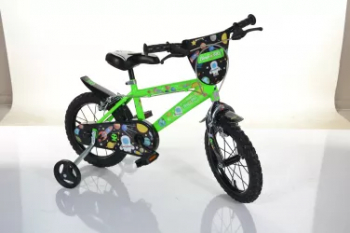 Bicicleta MTB 14 Cosmos verde fluorescent baieti 