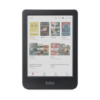 E-book Reader Kobo Clara Color 6 inch Comfort Light IPX8 16GB Wireless Black 