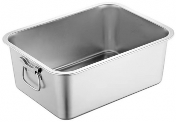 Tava de copt cu manere Rosberg R51222K5015 50x35x15 cm Inox Dreptunghiular Inox 