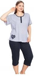PIjama 2 piese pentru dama Sevgi 4108 Bleumarin 