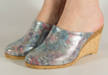 Saboti multicolor platforma piele naturala SBM6 37 