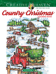 Creative Haven Country Christmas Coloring Book - Teresa Goodridge Author 