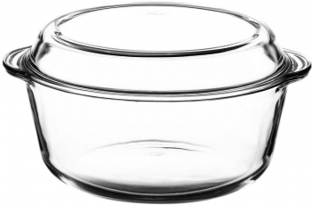 Vas termorezistent cu capac 24cm 4L rotund AMBITION Excellent 